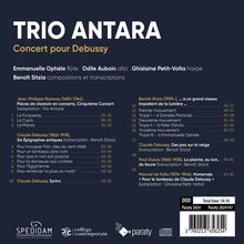 Trio Antara - Concert pour Debussy, CD