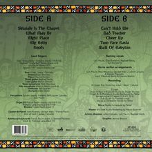 **SIDE A:**  
- Selassie Is The Chapel  
- What May Be  
- Right Place  
- Big Belly  
- Roots  

**SIDE B:**  
- Can't Hold We  
- Bad Teacher  
- Cheer Up  
- Two Face Rasta  
- Wall Of Babylon  

Am unteren Rand ist ein dekoratives Muster.