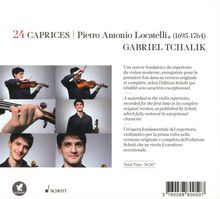 Pietro Locatelli (1695-1764): Capriccios op.3 Nr.1-24 für Violine solo, CD