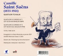 Camille Saint-Saens (1835-1921): Streichquartette Nr.1 &amp; 2 (opp.112 &amp; 153), CD