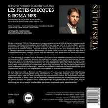 Francois Colin de Blamont (1690-1760): Les Fetes grecques et romaines (Ballet heroique), 2 CDs