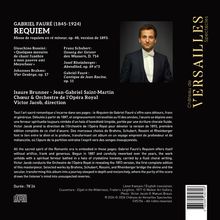 Requiem von Gabriel Fauré, Dauer: 78'24, Künstler: Isaure Brunner, Victor Jacob, Chœur & Orchestre de l'Opéra Royal.
