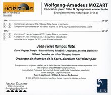 Wolfgang Amadeus Mozart (1756-1791): Flötenkonzerte Nr.1 &amp; 2, 2 CDs