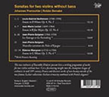 Johannes Pramsohler &amp; Roldan Bernabe - Sonatas for two Violins, CD