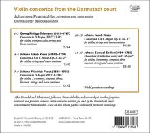 Violinkonzerte aus Darmstadt, CD