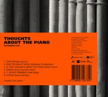 Claudia Chan - Thoughts abuout the Piano, CD