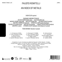 Fausto Romitelli (1963-2004): An Index of Metals (Oper), CD