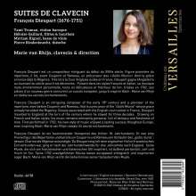 Charles Francois Dieupart (1667-1740): Suites pour Clavecin Nr.1-6 (Kammermusik-Versionen), CD