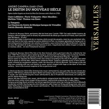 Andre Campra (1660-1744): Le Destin du Noveau Siecle (Opera-ballet,Paris 1700), CD