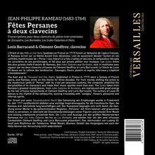 Jean Philippe Rameau (1683-1764): Transkriptionen für 2 Cembali, CD