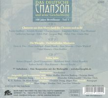 Das Deutsche Chanson und seine Geschichte(n), 100 Jahre Brettlkunst, Teil 1, 3 CDs
