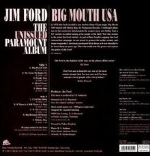 Jim Ford: Big Mouth USA - The Unissued Paramount Album (180g), LP