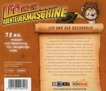 Leo &amp; die Abenteuermaschine Folge 21: Leo und der Buchdruck, CD