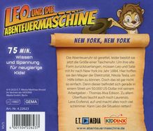 Leo &amp; die Abenteuermaschine Folge 23: New York, New York, CD