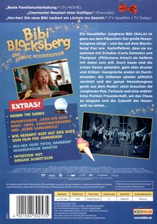 "Bibi Blocksberg - Das große Hexentreffen", Film über Junghexe Bibi und Abenteuer beim Hexenkongress. Enthält Extras.