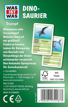 WAS IST WAS Trumpf: Dinosaurier, Spiele