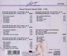 Georg Friedrich Händel (1685-1759): Conc.Gr.Op.6 1,2,3,4/Or, CD