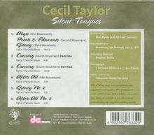 Cecil Taylor (1929-2018): Silent Tongues - Live, CD