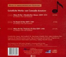 Conradin Kreutzer (1780-1849): Geistliche Werke, CD