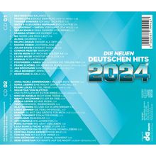 Die neuen deutschen Hits 2024, 2 CDs