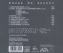 Christopher Dell (geb. 1965): Where We Belong, CD