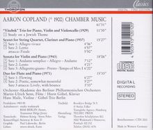 Aaron Copland (1900-1990): Kammermusik, CD