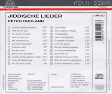 Peter Rohland: Un as der Rebbe singt - Jiddische Lieder, CD