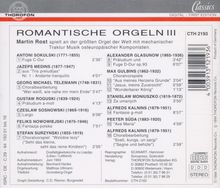 Martin Rost - Romantische Orgelmusik Vol.3, CD