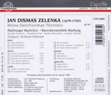 Jan Dismas Zelenka (1679-1745): Missa Sanctissimae Trinitatis ZWV 17, CD