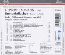 Herbert Baumann (1925-2020): Rumpelstilzchen (Ballettmusik), CD