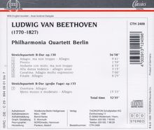 Ludwig van Beethoven (1770-1827): Streichquartett Nr.13, CD