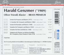 Harald Genzmer (1909-2007): Sonate für Posaune &amp; Klavier, CD