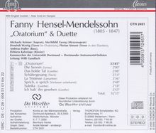 Fanny Mendelssohn-Hensel (1805-1847): Oratorium nach Bildern der Bibel, CD