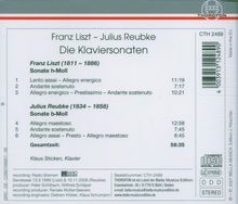 Julius Reubke (1834-1858): Klaviersonate b-moll, CD