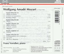 Wolfgang Amadeus Mozart (1756-1791): Klaviersonaten Nr.9-11, CD