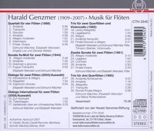 Harald Genzmer (1909-2007): Musik für Flöten, CD