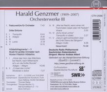 Harald Genzmer (1909-2007): Orchesterwerke Vol.3, CD