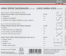 Anna Sophie Dauenhauer &amp; Lukas Maria Kuen - Extase, CD