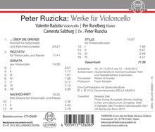Peter Ruzicka (geb. 1948): Kammermusik mit Cello, CD