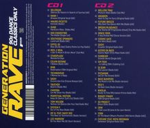 Generation Rave: 90s Dance Classics Only, 2 CDs