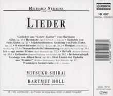 Richard Strauss (1864-1949): Lieder, CD