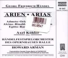 Axel Köhler singt Händel-Arien, CD