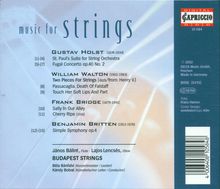 Budapest Strings - Music for Strings, CD