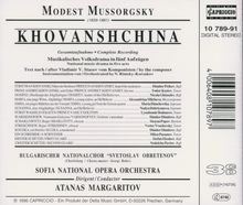 Modest Mussorgsky (1839-1881): Chowanschtschina, 3 CDs