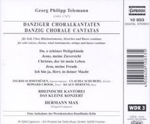 Georg Philipp Telemann (1681-1767): Danziger Kantaten, CD
