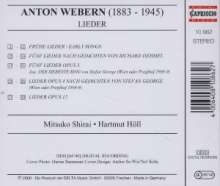 Anton Webern (1883-1945): Lieder, CD