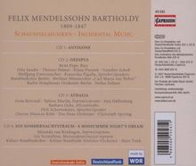 Felix Mendelssohn Bartholdy (1809-1847): Die Schauspielmusiken, 4 CDs