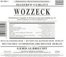 Manfred Gurlitt (1890-1972): Wozzeck, CD