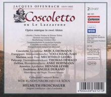 Jacques Offenbach (1819-1880): Coscoletto oder Le Lazzarone (Komische Oper in dt.Spr.), 2 CDs