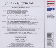 Johann Ludwig Bach (1677-1731): Missa Brevis "Allein Gott in der Höh sei Ehr", CD